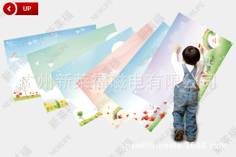 塑料邊框單麵軟磁性寫(xie) 字白板
